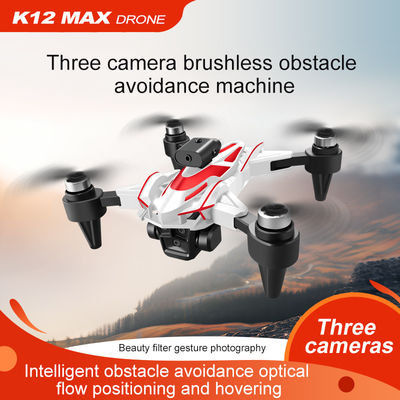2.4G частота K12 Max Drone Wifi FPV RC Drones с дистанционным управлением видео квадрокоптер игрушка и три Pro 4K HD Камера