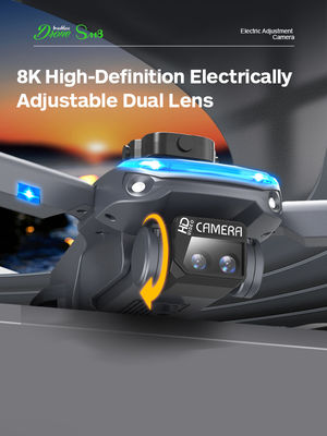 S118 Дрон с 4K двойной камерой 5g Wifi 360 препятствий избегания Fpv безстыковый мотор Rc Quadcopter мини дрон профессиональный