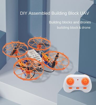 Двойная форма дронов с 360-градусной функцией переворачивания сборки строительных блоков
