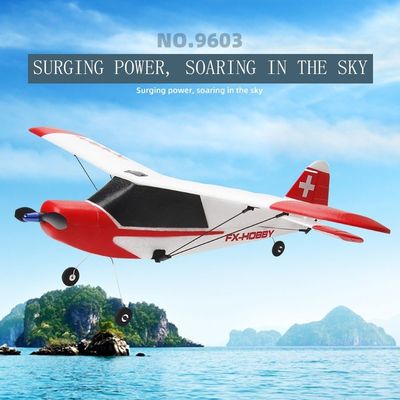 FX9603 2.4 ГГц 3CH EPP RTF Бесбросовый дистанционный 3D-рулевой радиоконтроль J3 Trainer Cub RC Модель самолета для аэробного полета