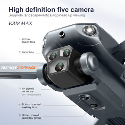 K818max 360 градусов Flip Drone Профессиональный 4k Препятствия избегание Fpv Wifi Камера Электрическая для промежуточных операторов 122 г
