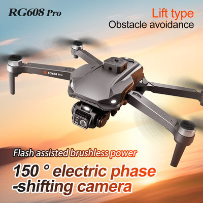 OEM Logo Rg608 Pro Rc Quadcopter Вертолет Воздушный ховер Высота фиксированная 2.4g Wifi Fpv Оптический поток Съемка бесшовный дрон Дрон