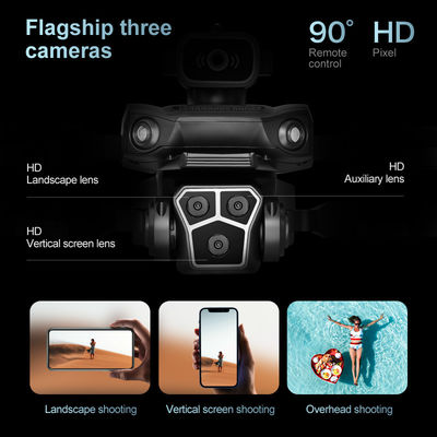 Пластиковые M1s Мини-Дронная камера GPS Избегание препятствий Жест Фото MV Видео Wifi 4K HD складной квадрокоптер игрушка с светодиодными огнями