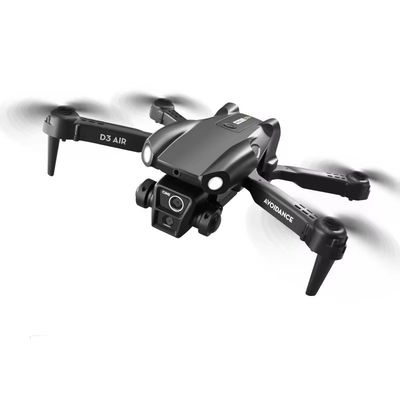 2024 D3 Air Drone LED Light 360 градусов Tumbling Headless Mode Оптический поток позиционирования складной RC Drone для новичков
