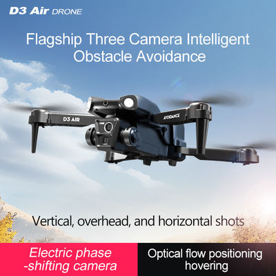 2024 D3 Air Drone LED Light 360 градусов Tumbling Headless Mode Оптический поток позиционирования складной RC Drone для новичков