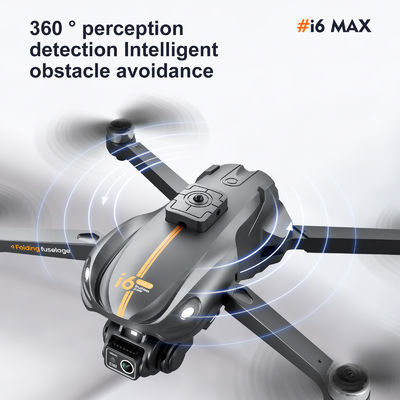 I6 Макс Избегание препятствий Ночь 4k Двойная камера Аэрофлот Fpv Дрон Бесбросовый мотор Ветерстойкий оптический поток Rc Квадрокоптер