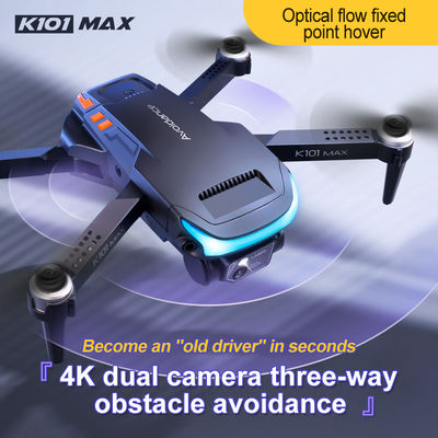 K101 Max Drone 4k HD Профессиональная двойная камера Локализация оптического потока Wifi FPV Dron RC складной RC Quadcopter складной