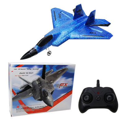FX622 RC Самолёт с дистанционным управлением Самолёт F22 Модель игрушки Малый пенообразный планер с огнями Истребитель для обновления частоты 2,4 ГГц