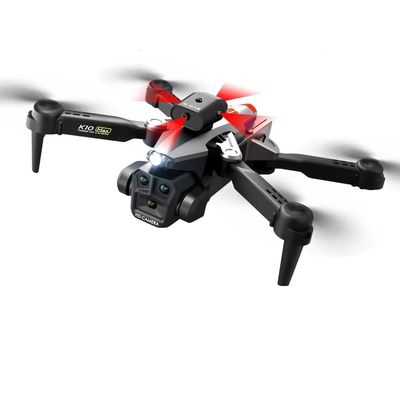 К10 Макс Дрон для предотвращения препятствий 4K Ультра HD Камера 2.4G RC Квадрокоптер Четырехнаправленный оптический поток Мини складной Дрон K10 Fpv