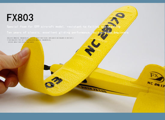 Суперпланер Fx803 2.4g Piper J3 Cub Rc Самолет Nc26170 Epp Летающий самолет с фиксированным крылом с длительным временем полета и стабильным полетом