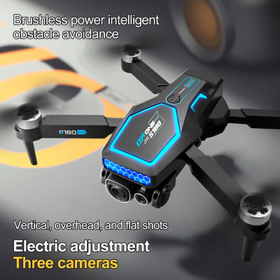 S180 Rc Бесбросовый беспилотник Hd Электрическая регулировка Аэрофотография Wifi Оптический поток 4 оси Избегание препятствий для самолетов для начинающих