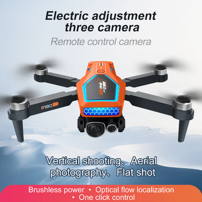 S180 Rc Бесбросовый беспилотник Hd Электрическая регулировка Аэрофотография Wifi Оптический поток 4 оси Избегание препятствий для самолетов для начинающих
