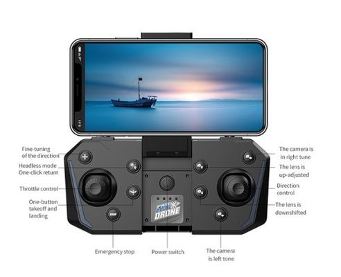 BLACK HUGTEC W21 Drone настраиваемые настройки камеры и одноприкосновение видеозапись для максимального времени полета 10-20 мин
