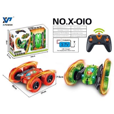 X-010 Rc Mini Stunt Car 2.4ghz Двухсторонний 360-градусный каскадный автомобиль с дистанционным управлением