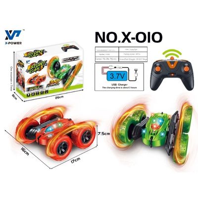X-010 Rc Mini Stunt Car 2.4ghz Двухсторонний 360-градусный каскадный автомобиль с дистанционным управлением