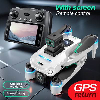 Пластик S159 5g Wifi Fpv GPS Quadcopter Drone 4khd Двойные камеры 25 минут Выносливость Избегание препятствий LED Большой экран Удалённое управление Rc Drone