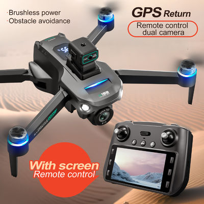 Пластик S159 5g Wifi Fpv GPS Quadcopter Drone 4khd Двойные камеры 25 минут Выносливость Избегание препятствий LED Большой экран Удалённое управление Rc Drone