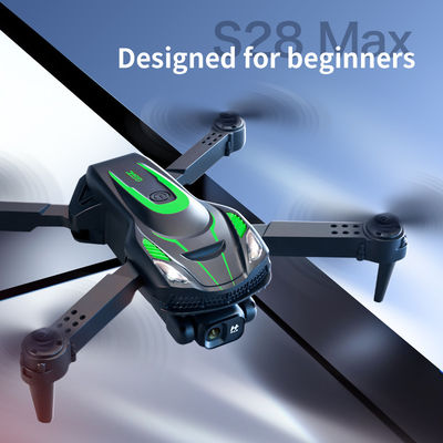 S28 Max Rc Удалённый контроллер двойной камеры Дрон с 4K камерой Fpv Дрон Самолет игрушка Мини-Дрон 100 м дистанционное управление