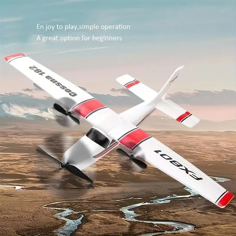 Fx-801 Rc Самолёт Epp Foam Glider Самолёт Гиро 2.4g 2ch Rtf дистанционное управление Расширение крыльев Самолёт для белого стиля Самолёт EPP