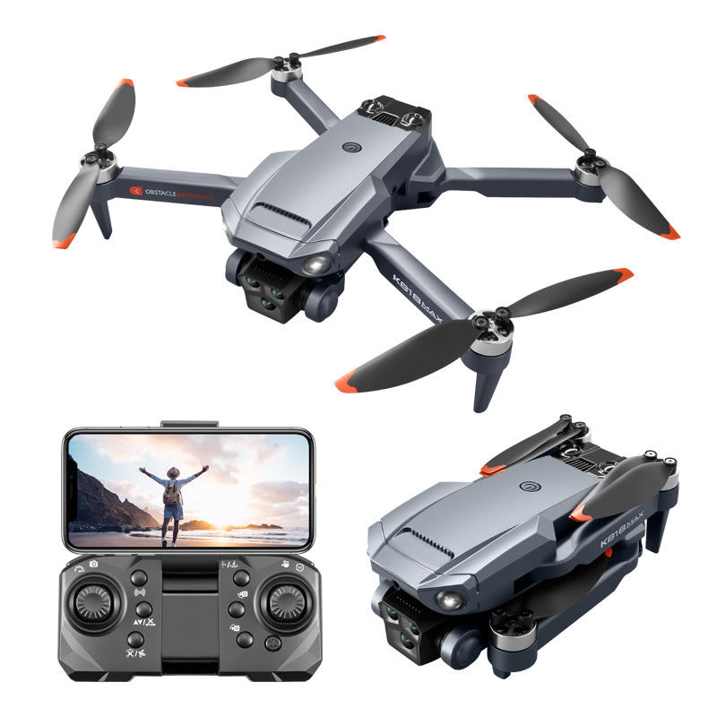 K818max 360 градусов Flip Drone Профессиональный 4k Препятствия избегание Fpv Wifi Камера Электрическая для промежуточных операторов 122 г