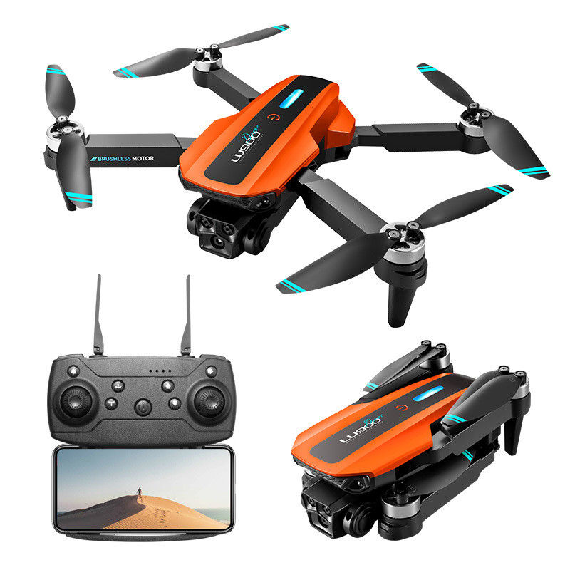 Лу900 мини дрон 4k двойная камера дрон с 5g Wifi Fpv Abs пульт дистанционного управления игрушки 100m расстояние передачи изображения Да гиро