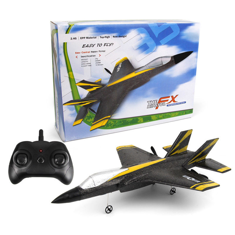 2.4G 2CH Fx635 Фиксированное крыло EPP Foam RC Glider Самолет F35 RTF Модель самолета с дистанционным управлением с батареей AA*2