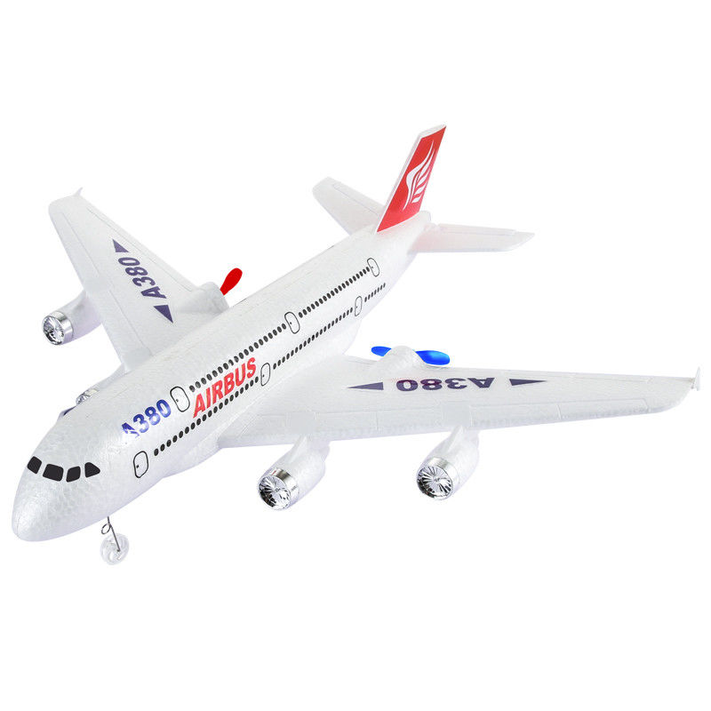 2.4G RC Airplane A380 Модель игрушечного вертолета с прочной пенополистиролом 110 м дальностью