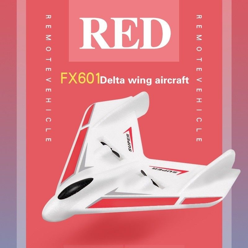 Fx-601 Самолёт Rc истребитель Jet фиксированное крыло с разрешением видеосъемки 4K UHD и дистанционным управляющим запасным винтом
