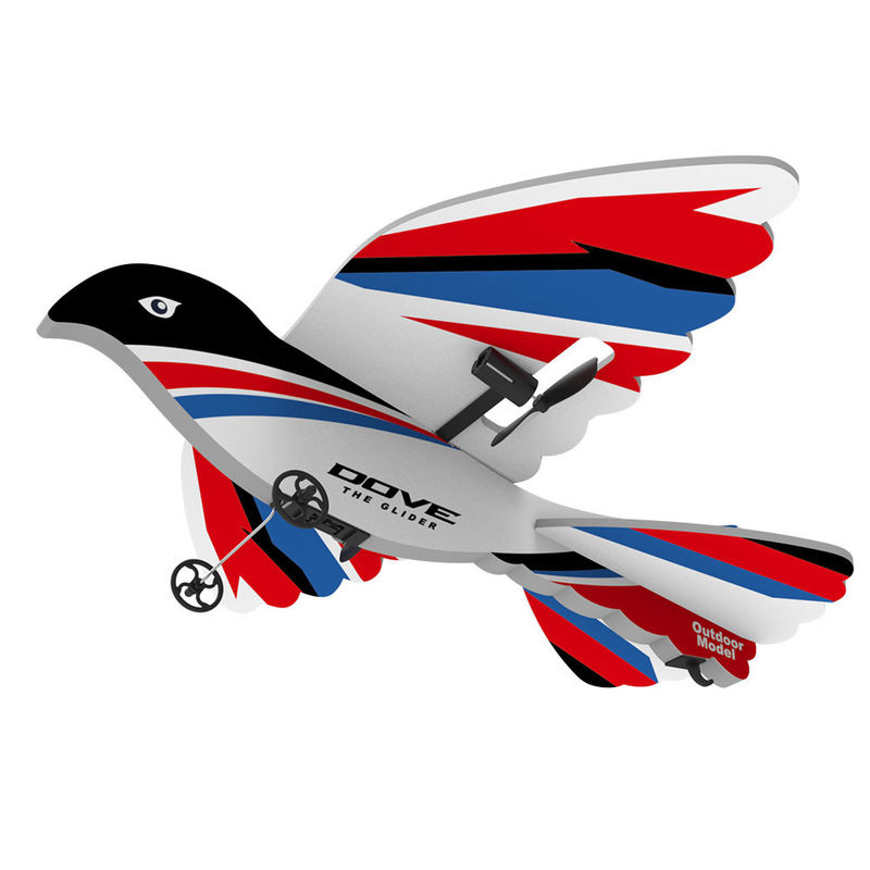 2.4g 2ch Игрушка с дистанционным управлением Летающая птица Мпп Пеновая Rc Самолеты Rc Летающая птица Игрушки для начинающих