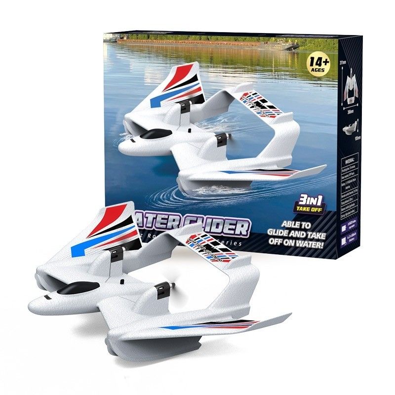 3 In1 Пена Электрическая модель Игрушка RC Гидроплан Самолет Игрушки Джет Фиксированное крыло Дистанционное управление Глайдер Внутренний-Внешний Каскадный самолет RC